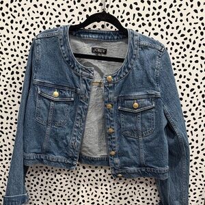 J. Crew Louisa Denim Lady Jacket